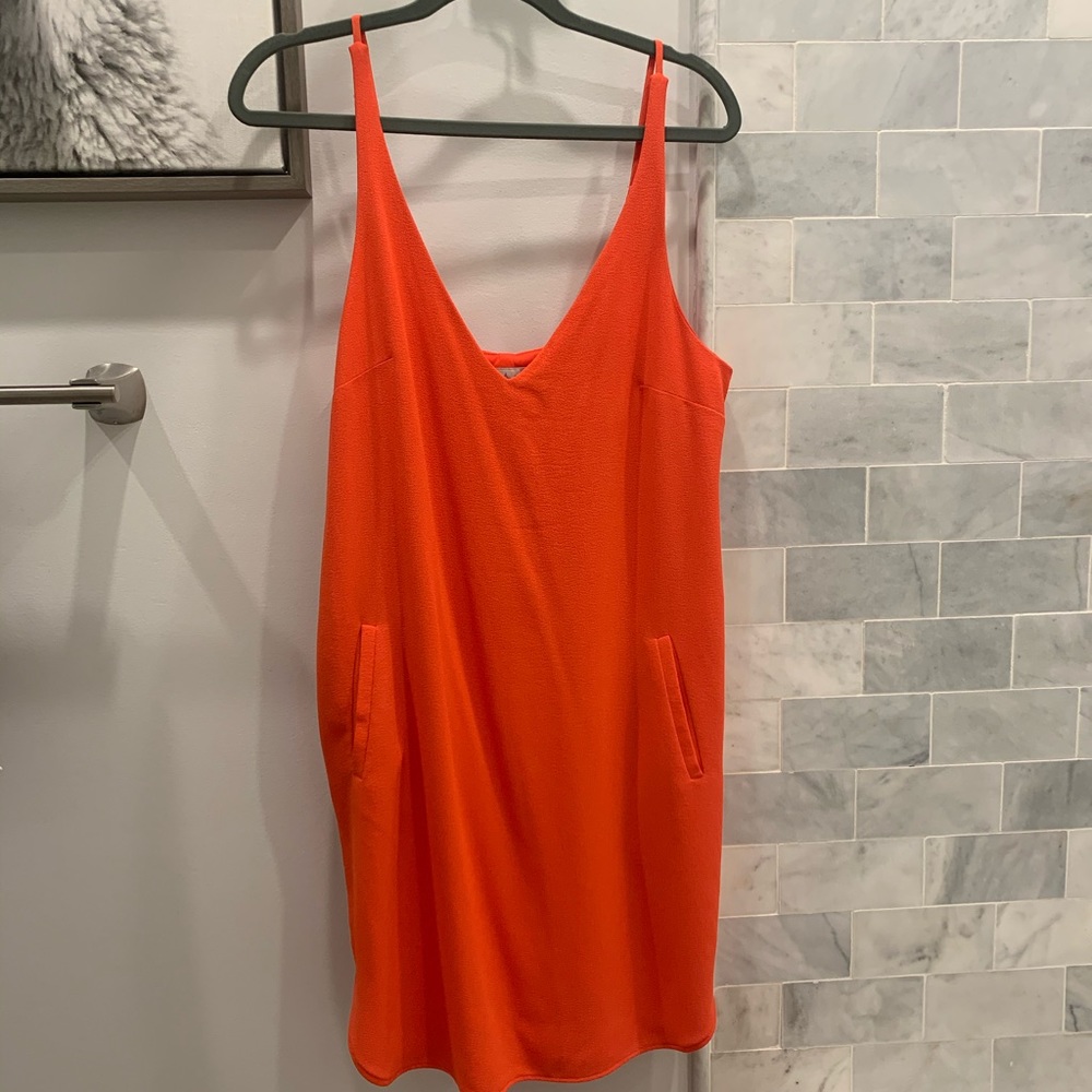 WAYF Pink Strappy Dress